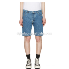 Classique bleu clair lavé denim demi-pantalon bon marché en gros jeans shorts